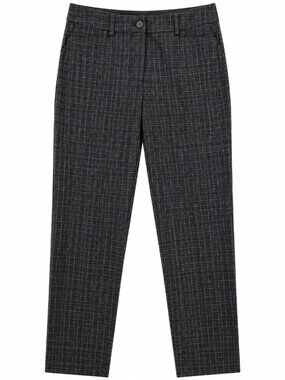 up! Dress Pants, Warm Charcoal Plaid, Size 10